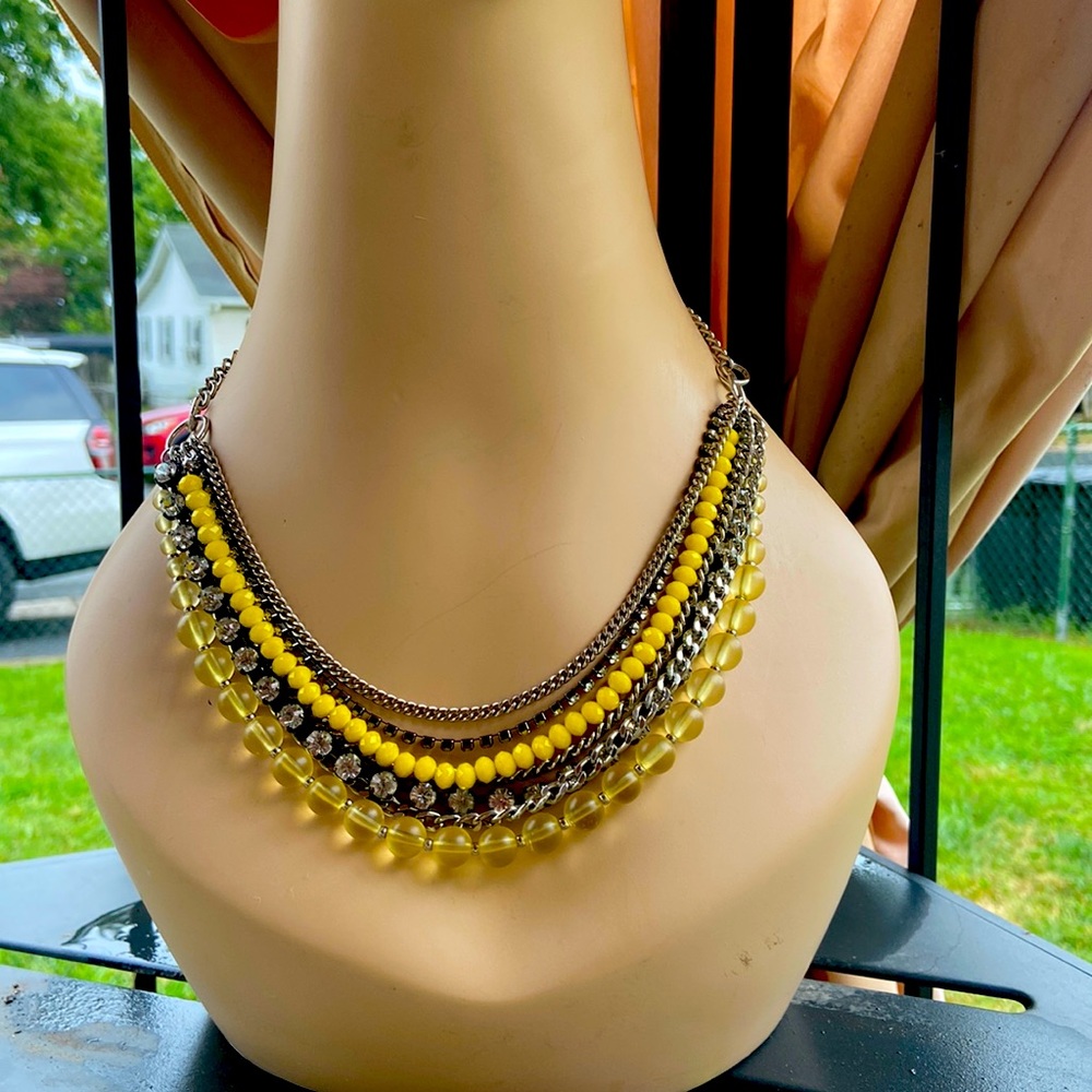 Taylor Loft Multi Strand Yellow
Necklace